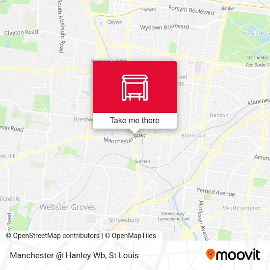 Mapa de Manchester @ Hanley Wb