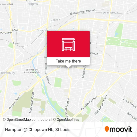 Hampton @ Chippewa Nb map