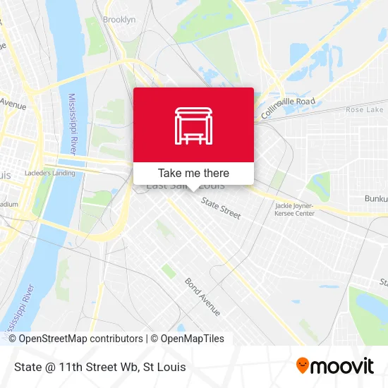 Mapa de State @ 11th Street Wb