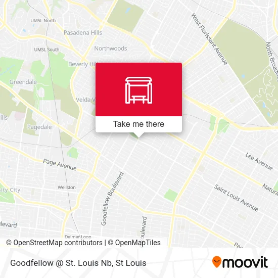 Goodfellow @ St. Louis Nb map