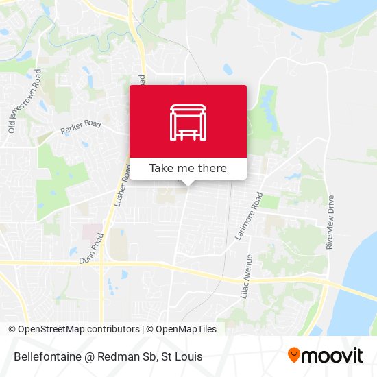 Bellefontaine @ Redman Sb map