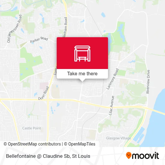 Bellefontaine @ Claudine Sb map