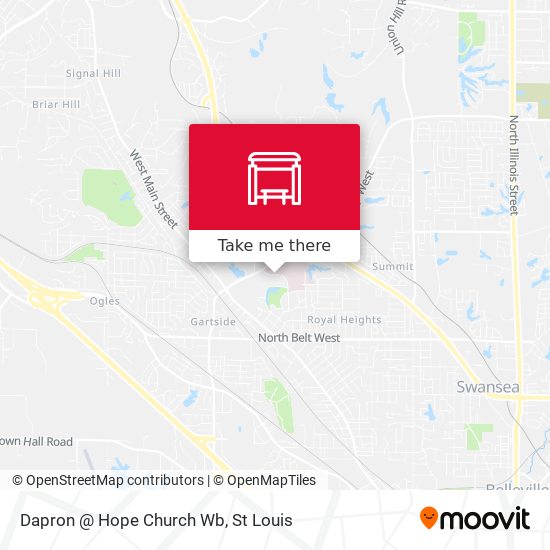 Dapron @ Hope Church Wb map