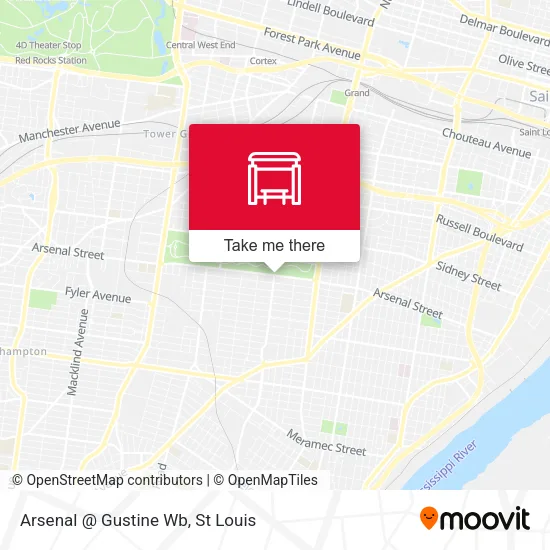 Arsenal @ Gustine Wb map