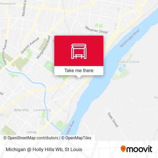 Michigan @ Holly Hills Wb map