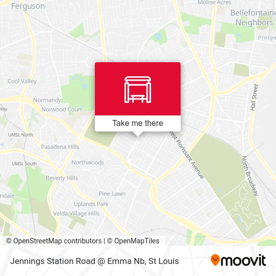 Jennings Station Road @ Emma Nb map