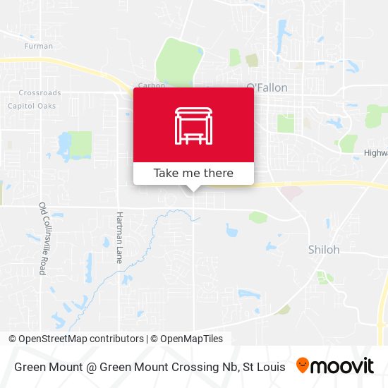 Mapa de Green Mount @ Green Mount Crossing Nb