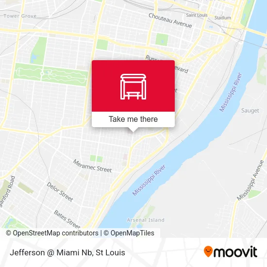 Jefferson @ Miami Nb map