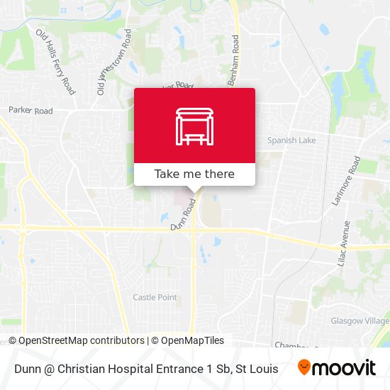 Dunn @ Christian Hospital Entrance 1 Sb map