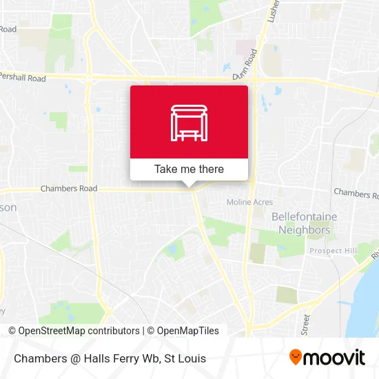 Mapa de Chambers @ Halls Ferry Wb