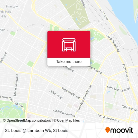 St. Louis @ Lambdin Wb map