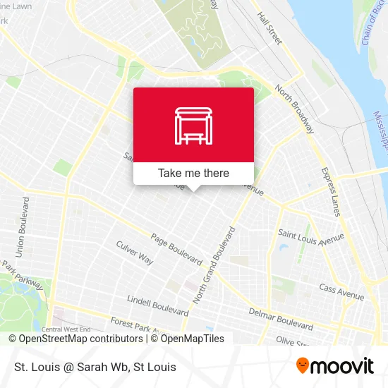 St. Louis @ Sarah Wb map