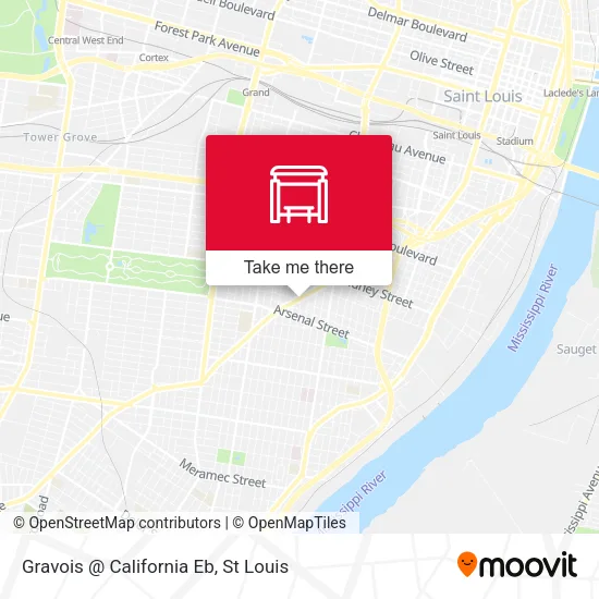 Mapa de Gravois @ California Eb