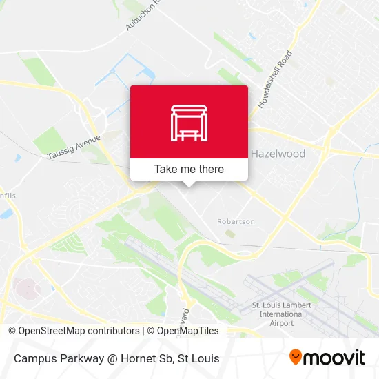 Campus Parkway @ Hornet Sb map