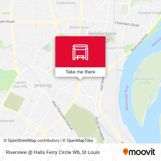 Mapa de Riverview @ Halls Ferry Circle Wb