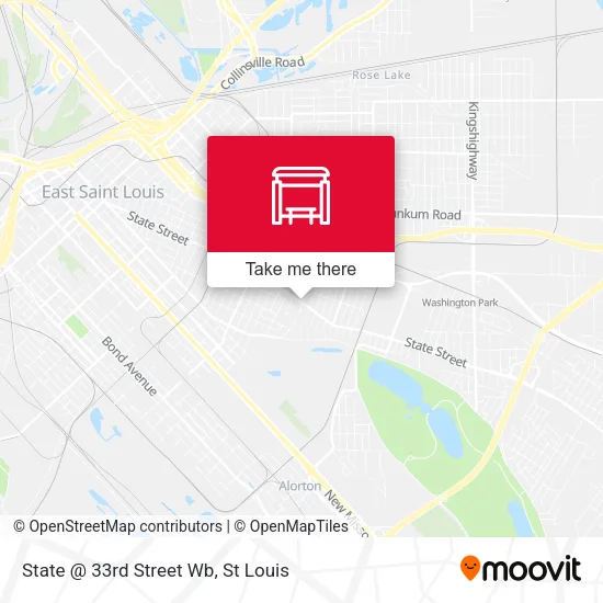 State @ 33rd Street Wb map