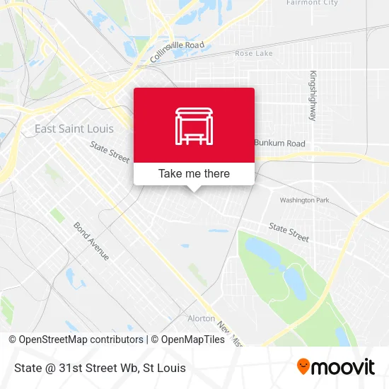 Mapa de State @ 31st Street Wb