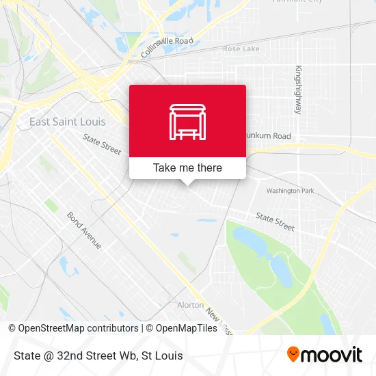 Mapa de State @ 32nd Street Wb