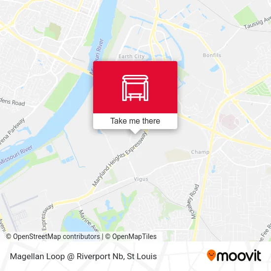 Mapa de Magellan Loop @ Riverport Nb