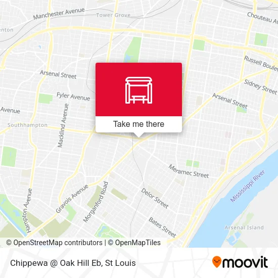 Mapa de Chippewa @ Oak Hill Eb