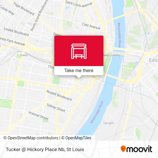 Mapa de Tucker @ Hickory Place Nb