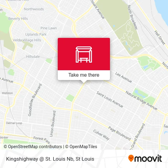 Mapa de Kingshighway @ St. Louis Nb