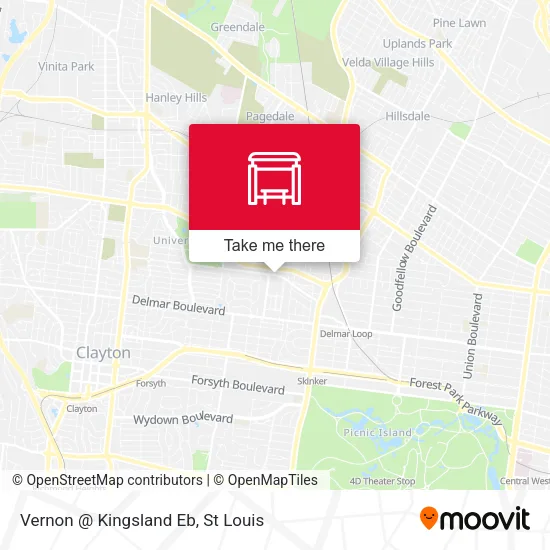 Mapa de Vernon @ Kingsland Eb