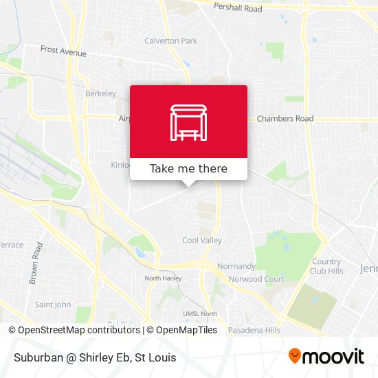 Suburban @ Shirley Eb map