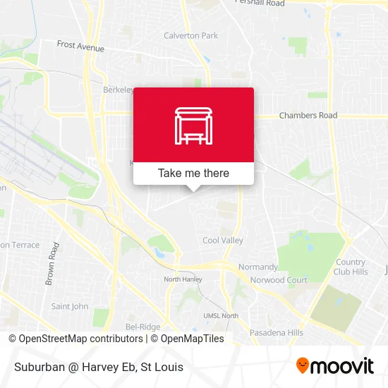 Suburban @ Harvey Eb map