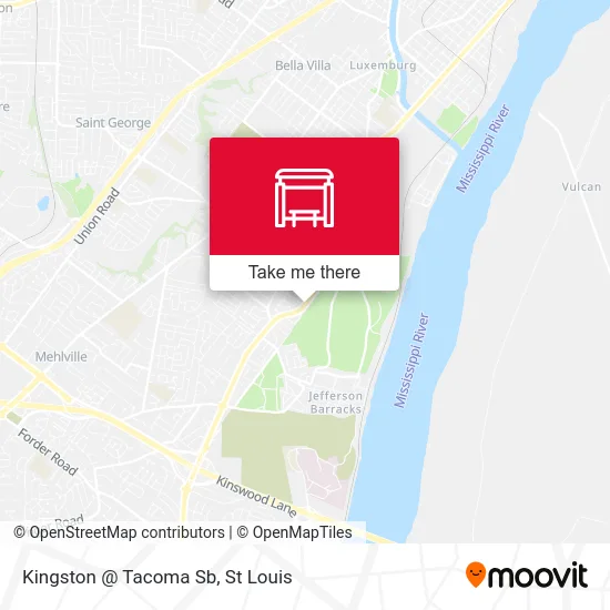 Kingston @ Tacoma Sb map