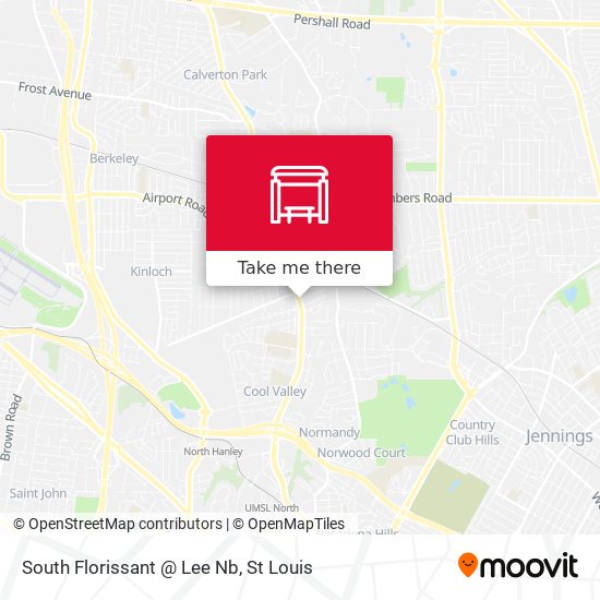 Mapa de South Florissant @ Lee Nb