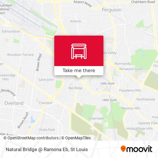 Natural Bridge @ Ramona Eb map