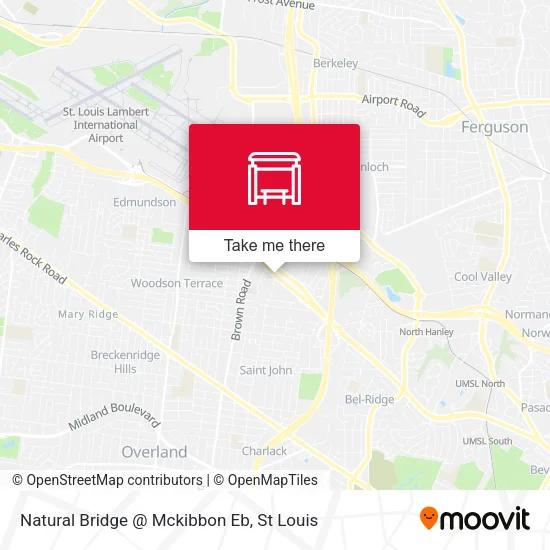 Mapa de Natural Bridge @ Mckibbon Eb