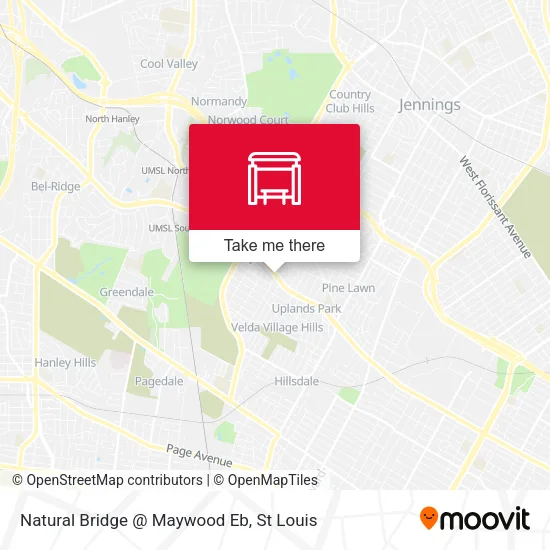 Mapa de Natural Bridge @ Maywood Eb