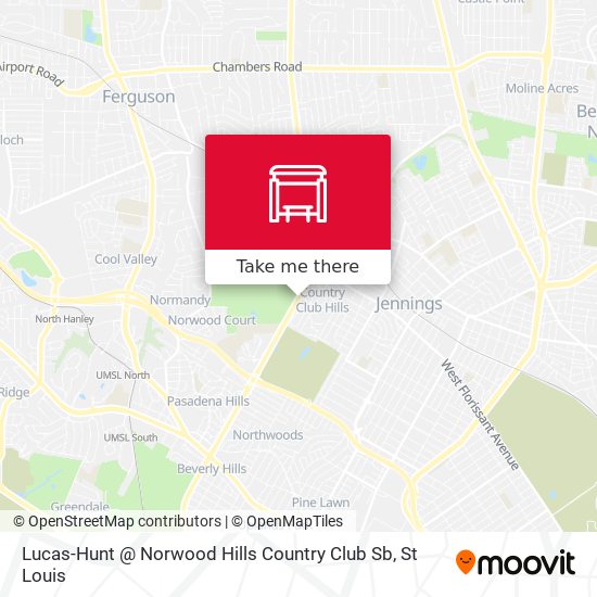 Mapa de Lucas-Hunt @ Norwood Hills Country Club Sb