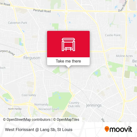 Mapa de West Florissant @ Lang Sb
