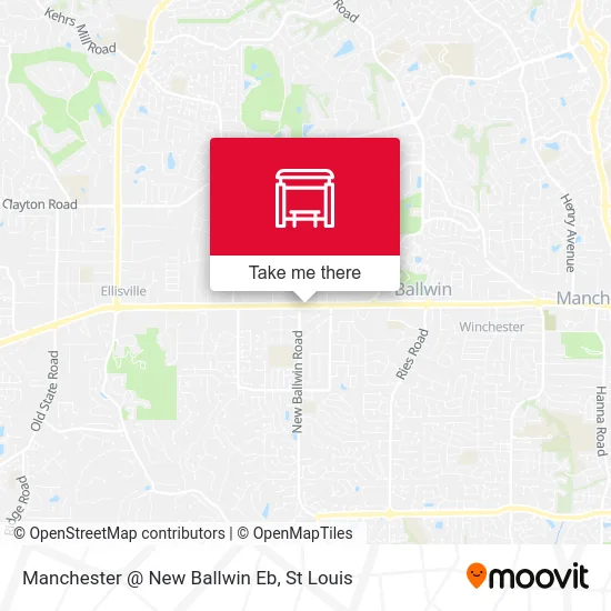 Manchester @ New Ballwin Eb map
