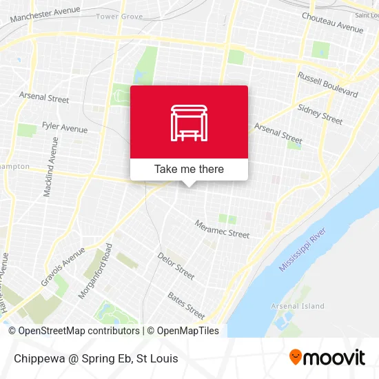 Chippewa @ Spring Eb map