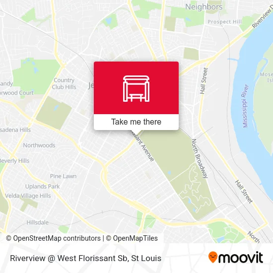 Mapa de Riverview @ West Florissant Sb