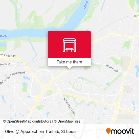 Olive @ Appalachian Trail Eb map