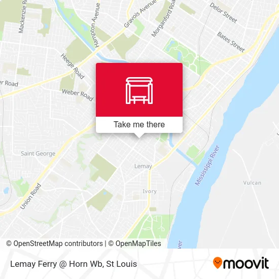 Lemay Ferry @ Horn Wb map