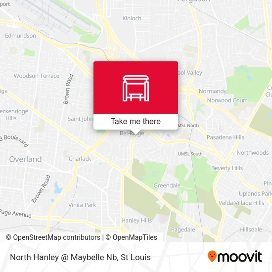 Mapa de North Hanley @ Maybelle Nb