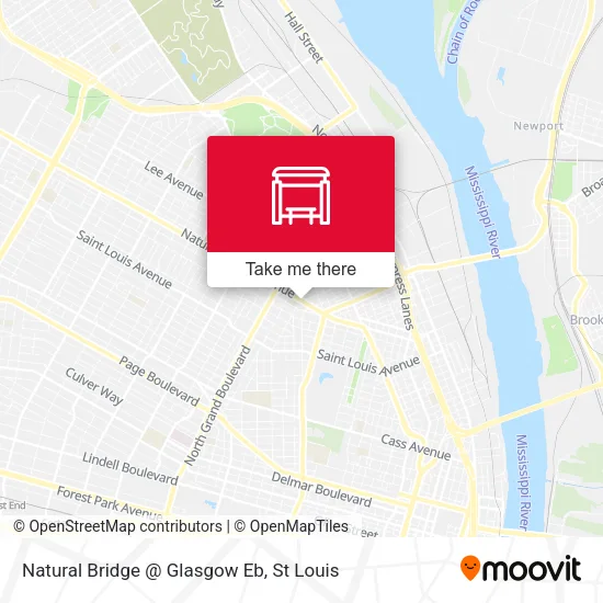 Natural Bridge @ Glasgow Eb map