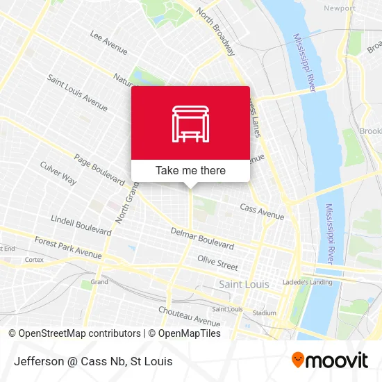Jefferson @ Cass Nb map