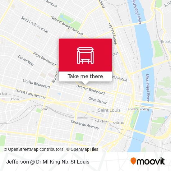Jefferson @ Dr Ml King Nb map