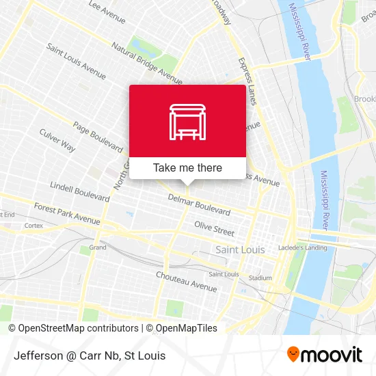 Jefferson @ Carr Nb map