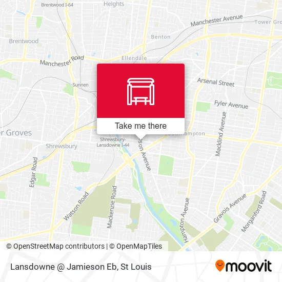 Mapa de Lansdowne @ Jamieson Eb