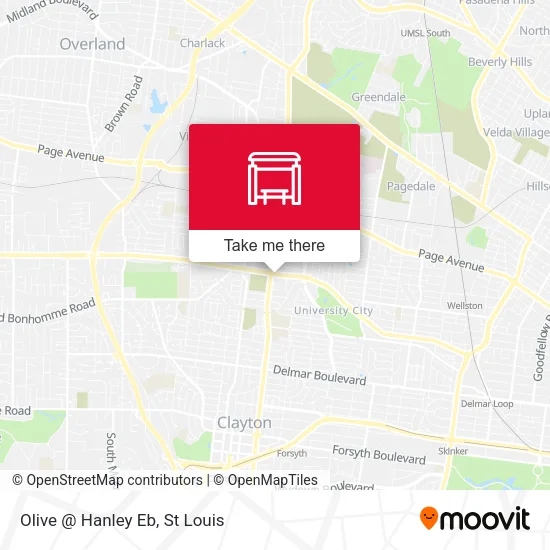 Olive @ Hanley Eb map