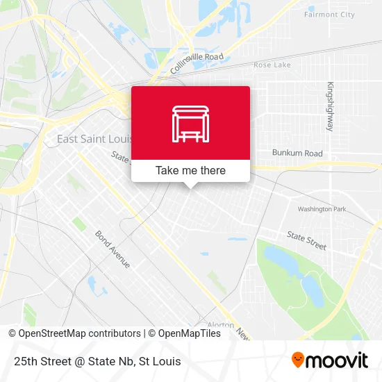 Mapa de 25th Street @ State Nb
