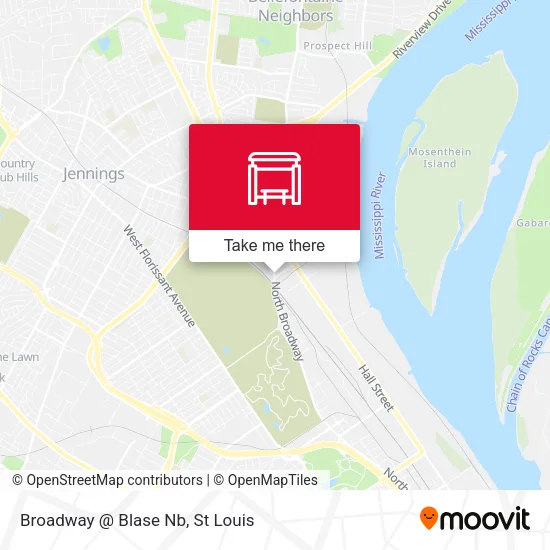 Broadway @ Blase Nb map